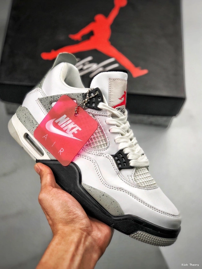 Kicktheory White 4 Cement OG Air (nike) 840606-192 Jordan 0702